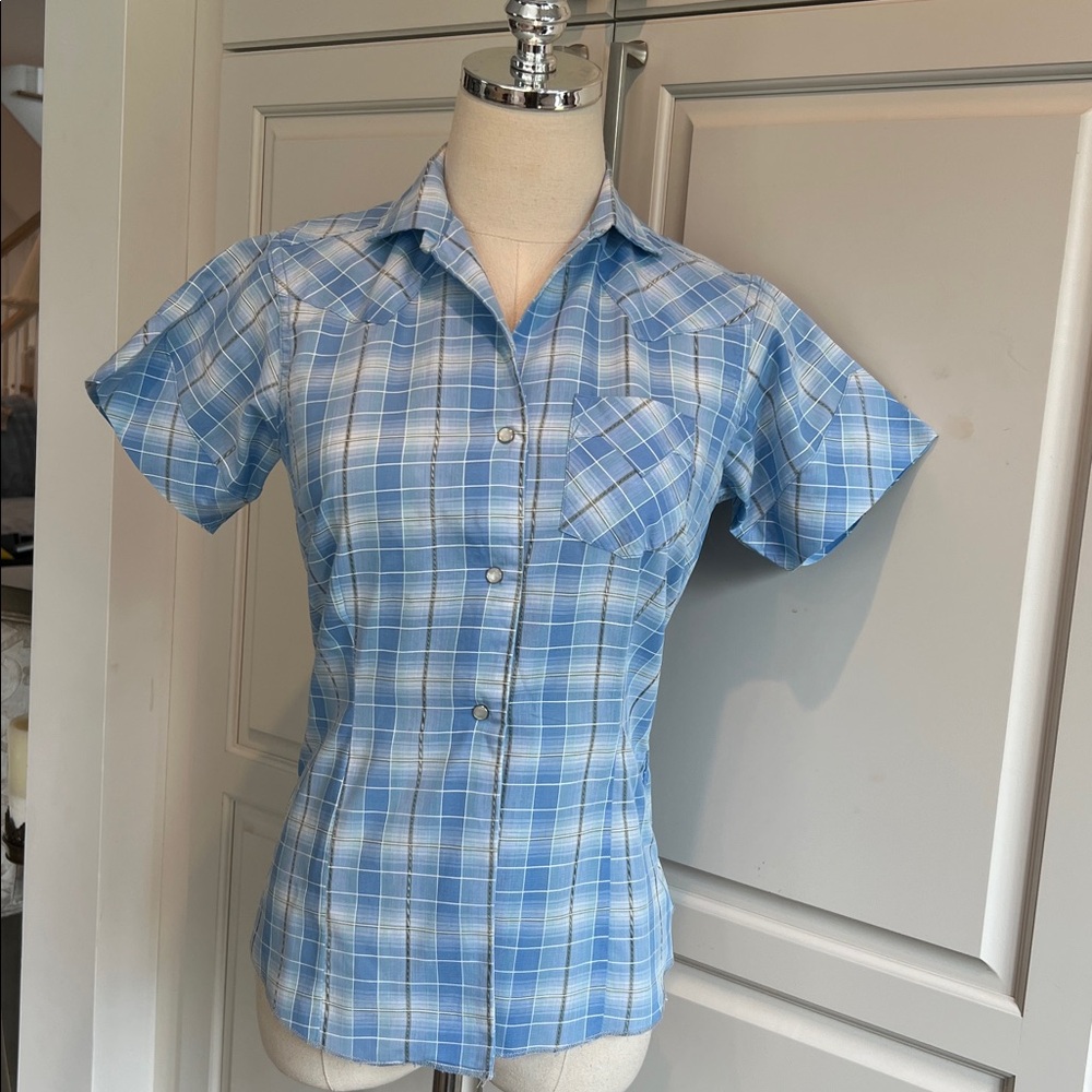 Vintage 1950/1960 Orginal ROWL Las Vegas Original Pearl Snap Cowgirl Shirt
